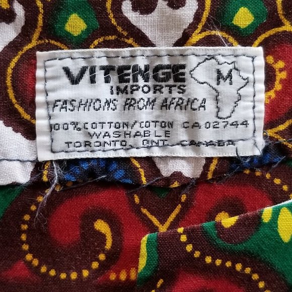 Refashioned Vintage Dashiki Top (M/L) - Picture 8 of 8